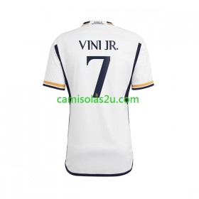 Camisolas de futebol Real Madrid Vinicius Junior 7 Equipamento Principal 2023/24 Manga Curta